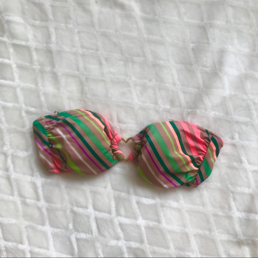 Victoria’s Secret multicolor stripe bandeau